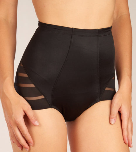 Dim corrigerende highwaist slip diam's control high waist panty black dames D00IV-0HZ Dim slip highwaist sculptante diam's control high waist panty black femmes
