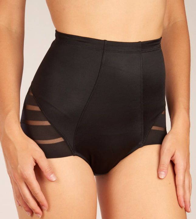 Dim corrigerende highwaist slip diam's control high waist panty black dames D00IV-0HZ Dim slip highwaist sculptante diam's control high waist panty black femmes
