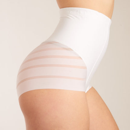 Dim corrigerende highwaist slip diam's control high waist panty white dames D00IV-0HY Dim slip highwaist sculptante diam's control high waist panty white femmes
