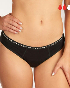 Dim menstruatie slip period panty protect medium flow black dames D0AY7-0HZ Dim slip menstruel period panty protect medium flow black femmes
