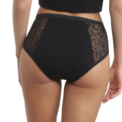 Dim menstruatie slip protect period pants lace high flow black dames D0D5Y-0HZ Dim slip menstruel protect period pants lace high flow black femmes
