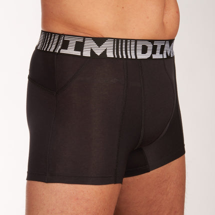 Dim short 2 pack 3d flex air boxers black / grey heren  D01N1-9LU Dim boxer lot de 2 3d flex air boxers black / grey hommes
