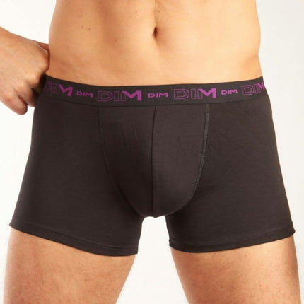 Dim short 3 pack cotton stretch boxer black / multi heren D6596-5HZ Dim boxer lot de 3 cotton stretch boxer black / multi hommes