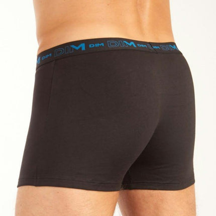 Dim short 3 pack cotton stretch boxer black / multi heren D6596-5HZ Dim boxer lot de 3 cotton stretch boxer black / multi hommes