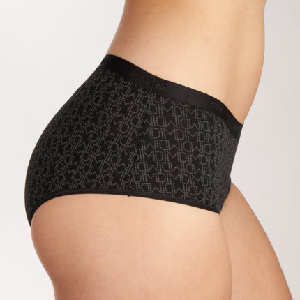 Dim short 3 pack les pockets cotton stretch boxer black / grey dames D4C20-DP6 Dim shorty lot de 3 les pockets cotton stretch boxer black / grey femmes