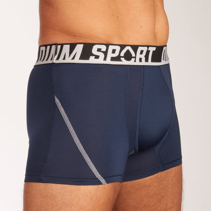 Dim short 3 pack microfibre boxer sport dark navy / blue / black heren D08EW-A9N Dim boxer lot de 3 microfibre boxer sport dark navy / blue / black hommes
