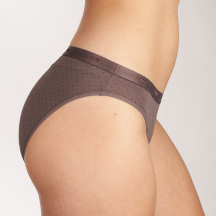 Dim slip 3 pack les pockets cotton stretch black / grey dames D4C17-DP6 Dim slip lot de 3 les pockets cotton stretch black / grey femmes
