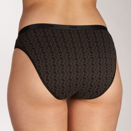 Dim slip 3 pack les pockets cotton stretch black / grey dames D4C17-DP6 Dim slip lot de 3 les pockets cotton stretch black / grey femmes
