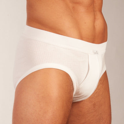 Dulcia slip 3 pack new basic cotton 4-1 rib white heren 678-0540-white Dulcia slip lot de 3 new basic cotton 4-1 rib white hommes
