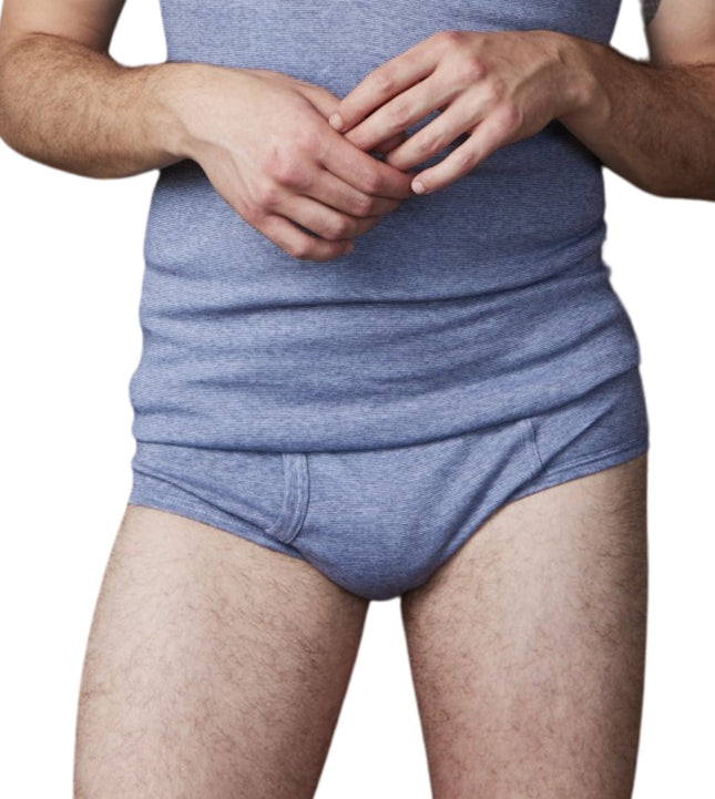 Dulcia slip basic cotton 1-1 rib jeans heren 618-8930-jeans Dulcia slip basic cotton 1-1 rib jeans hommes