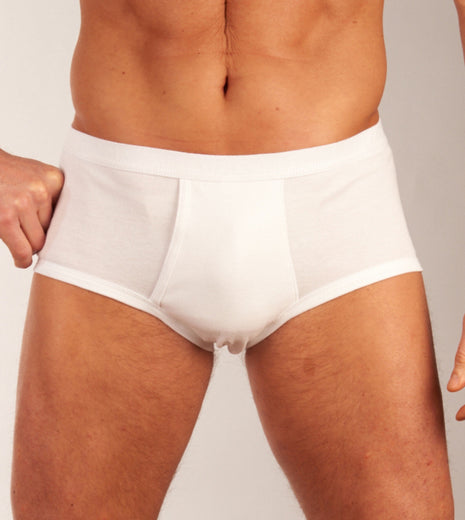 Dulcia slip basic cotton 1-1 rib white heren 675-8400-white Dulcia slip basic cotton 1-1 rib white hommes
