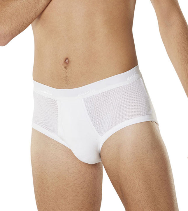 Dulcia slip cool extensible mesh white heren 952-8400-white Dulcia slip cool extensible mesh white hommes