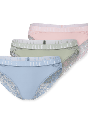 ELLE slip bikini kant pastel dames