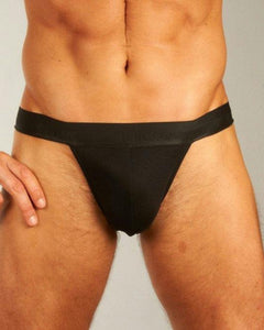 Hom slip classic tanga briefs black heren 400413-0004 Hom slip classic tanga briefs black hommes
