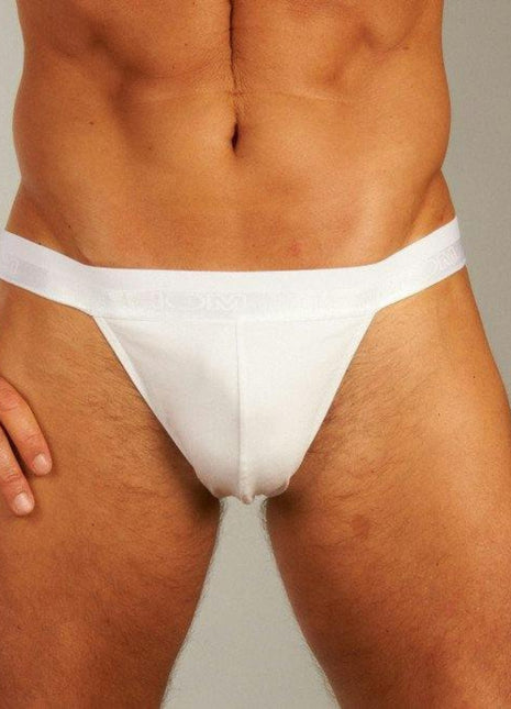 Hom slip classic tanga briefs white heren 400413-0003 Hom slip classic tanga briefs white hommes
