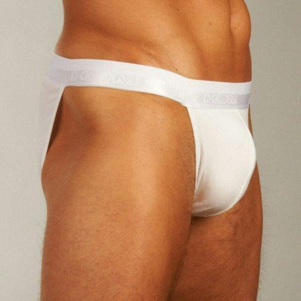 Hom slip classic tanga briefs white heren 400413-0003 Hom slip classic tanga briefs white hommes
