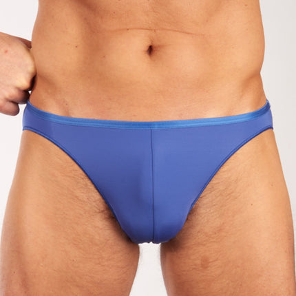 Hom slip plumes micro briefs blue heren 404756-00BI Hom slip plumes micro briefs blue hommes
