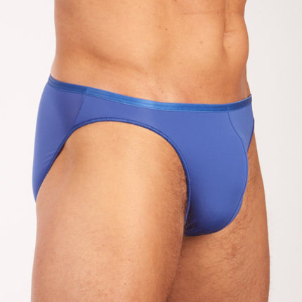 Hom slip plumes micro briefs blue heren 404756-00BI Hom slip plumes micro briefs blue hommes
