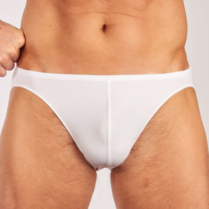 Hom slip plumes micro briefs white heren 404756-0003 Hom slip plumes micro briefs white hommes
