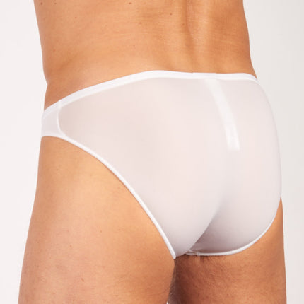 Hom slip plumes micro briefs white heren 404756-0003 Hom slip plumes micro briefs white hommes
