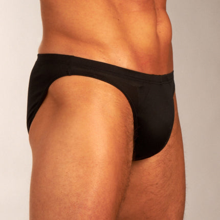 Hom slip premium cotton comfort micro briefs black heren 359699-0004 Hom slip premium cotton comfort micro briefs black hommes
