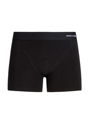 Jack & Jones short 3 pack jaccomo trunks black Pine Black Blue heren