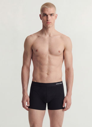 Jack & Jones short 3 pack jaccomo trunks black Pine Black Blue heren