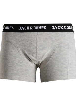 Jack & Jones short 3 pack jacanthony trunks black blue night heren