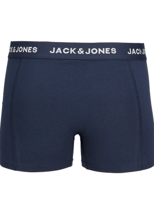 Jack & Jones short 3 pack jacanthony trunks blue heren