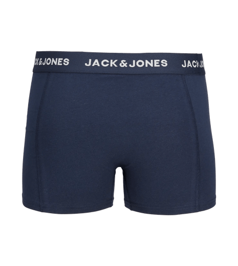 Jack & Jones short 3 pack jacanthony trunks blue heren