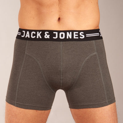 Jack & Jones short 3 pack jaclichfield trunks burgundy heren 12113943-2345331 Jack & Jones boxer lot de 3 jaclichfield trunks burgundy hommes
