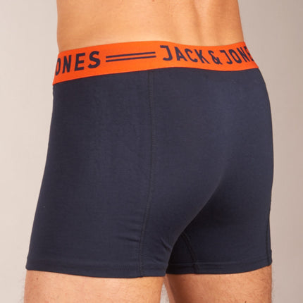 Jack & Jones short 3 pack jaclichfield trunks burgundy heren 12113943-2345331 Jack & Jones boxer lot de 3 jaclichfield trunks burgundy hommes
