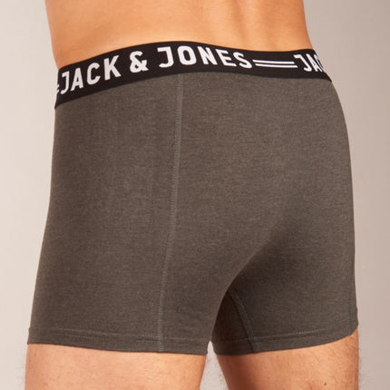 Jack & Jones short 3 pack jaclichfield trunks burgundy heren 12113943-2345331 Jack & Jones boxer lot de 3 jaclichfield trunks burgundy hommes
