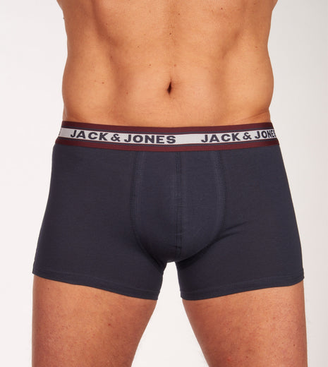 Jack & Jones short 5 pack jacoliver trunks multi heren 12165348-3228265 Jack & Jones boxer lot de 5 jacoliver trunks multi hommes

