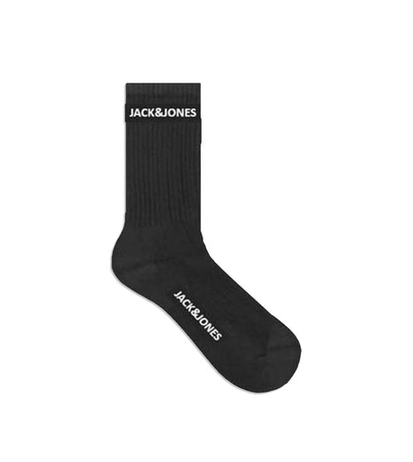 Jack & Jones sokken 5 paar jacbasic logo tennis sock black heren 12179475-3453662 Jack & Jones chaussettes 5 paires jacbasic logo tennis sock black hommes
