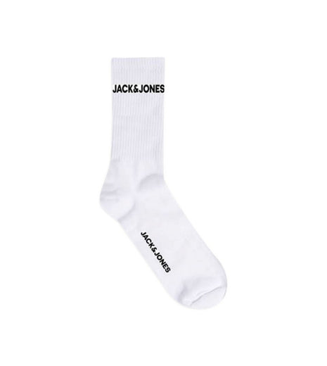 Jack & Jones sokken 5 paar jacbasic logo tennis sock white heren 12179475-3453663 Jack & Jones chaussettes 5 paires jacbasic logo tennis sock white hommes
