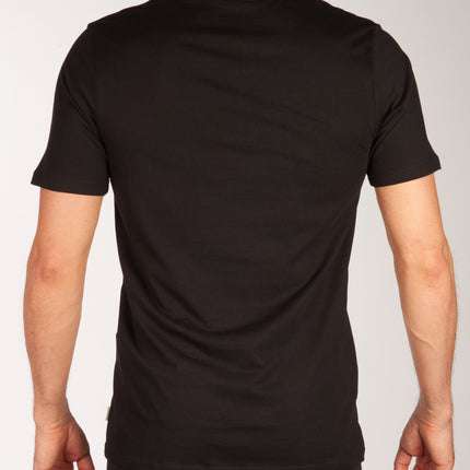 Jack & Jones t-shirt v-hals 2 pack jacbasic tee black heren 12133914-2716018 Jack & Jones t-shirt col v lot de 2 jacbasic tee black hommes
