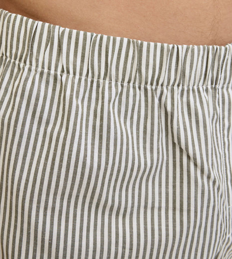 Jack & Jones wijde boxershort 5 pack jacmilano woven boxers poppy seed black / chambray blue / skyway / dusty olive heren 12281679-4811018 Jack & Jones wijde caleçon lot de 5 jacmilano woven boxers poppy seed black / chambray blue / skyway / dusty olive 