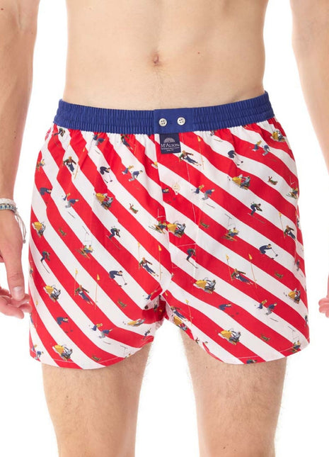 McAlson wijde boxershort down the slopes red heren M5036 McAlson caleçon down the slopes red hommes
