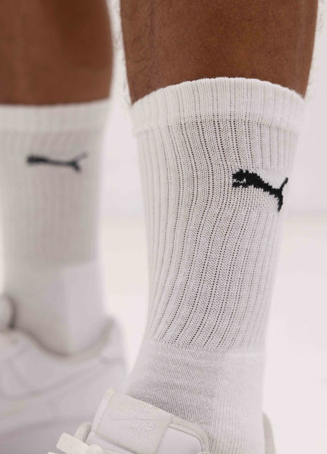 Puma sokken 9 paar crew sock white / grey / black heren 701219013-002 Puma chaussettes 9 paires crew sock white / grey / black hommes