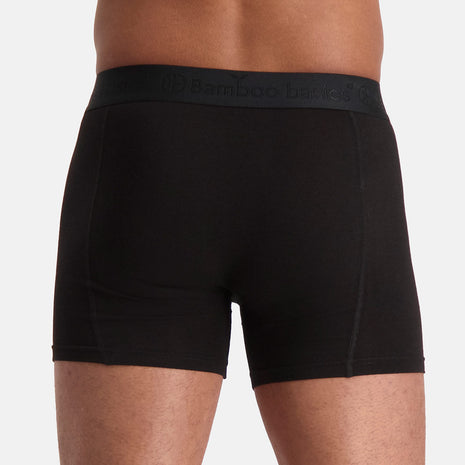 Bamboo Basics short 3 pack knitted boxershorts black tonsurton heren