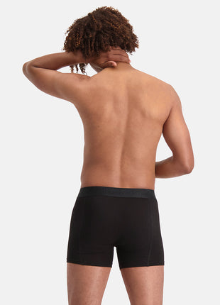 Bamboo Basics short 3 pack knitted boxershorts black tonsurton heren