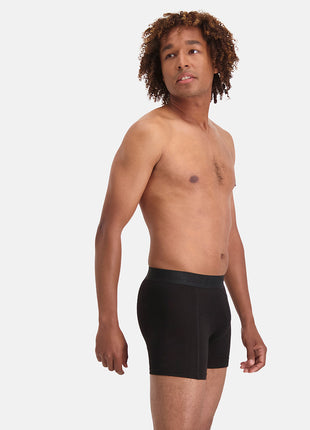 Bamboo Basics short 3 pack knitted boxershorts black tonsurton heren