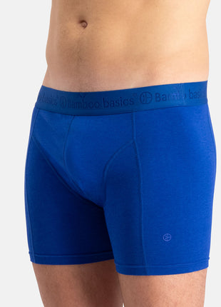 Bamboo Basics short 3 pack knitted boxershorts grey blue jeans heren