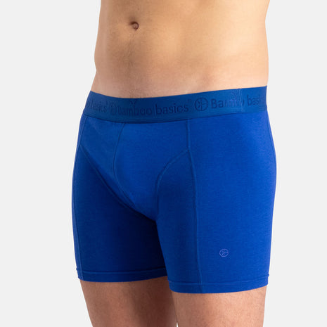Bamboo Basics short 3 pack knitted boxershorts grey blue jeans heren