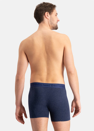 Bamboo Basics short 3 pack knitted boxershorts grey blue jeans heren