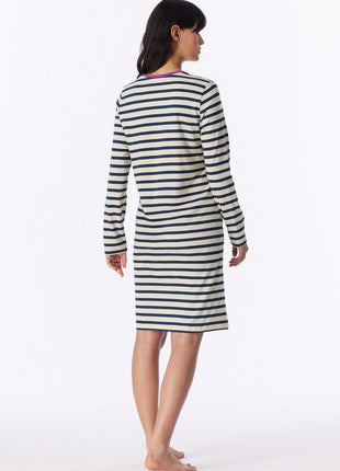 Schiesser nightshirt 1/1 casual essentials seasalt dames - afbeelding 2
