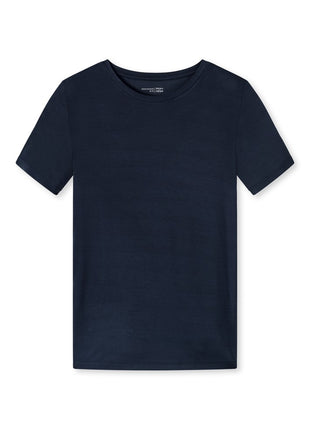 Schiesser shirt mix + relax blue dames