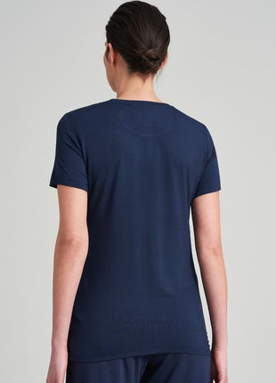 Schiesser shirt mix + relax blue dames