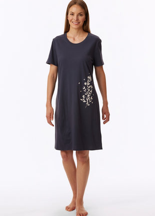 Schiesser slaapkleedje Uncover bluegrey dames